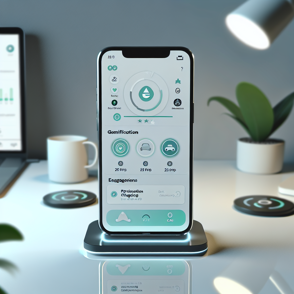 Smartphone displaying the ChargeMinder app interface