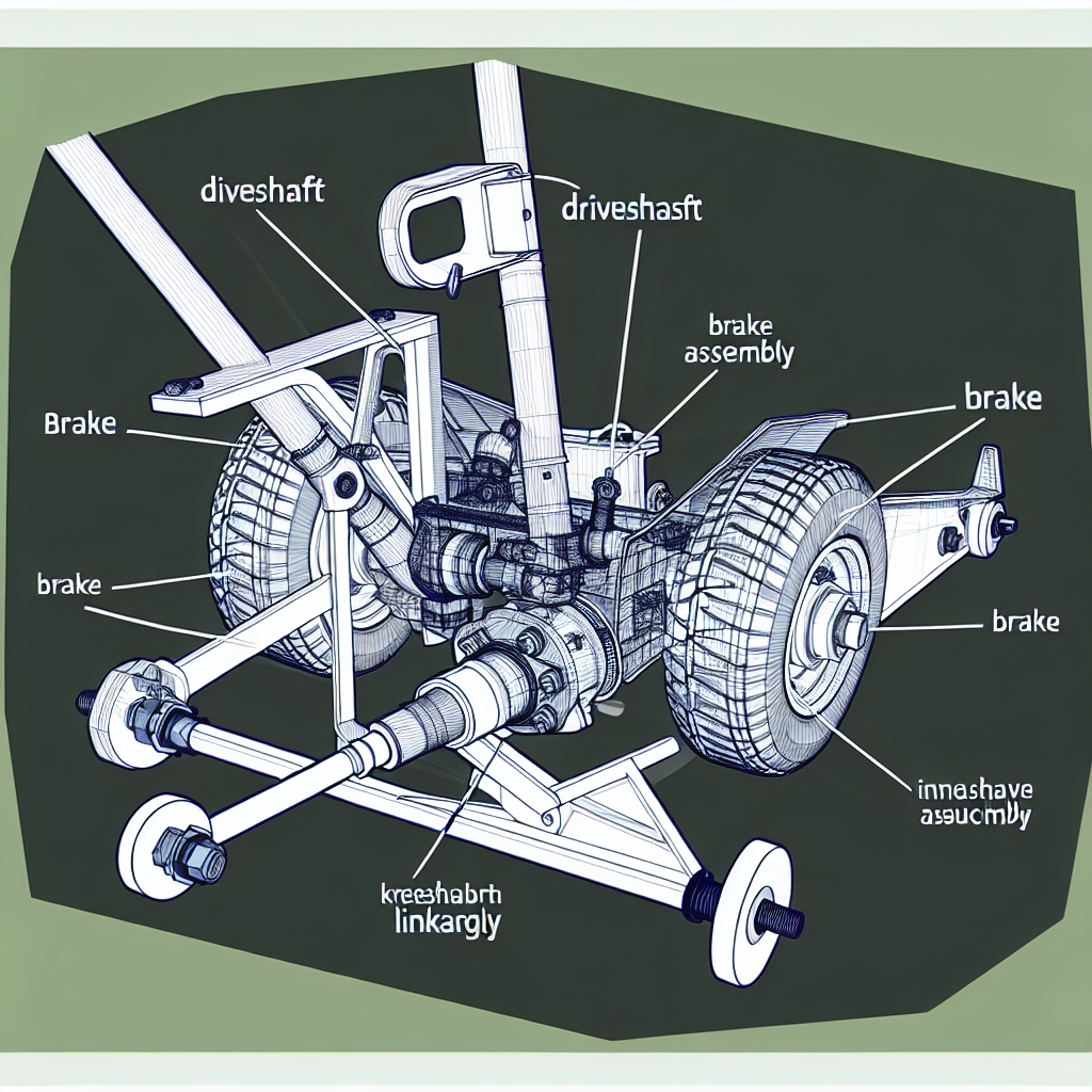 Key Mechanical Components of HUSK-e Tandem Yard Tractor