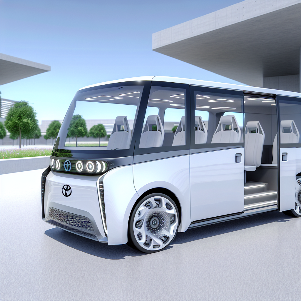 Sleek Design of the Toyota e-Palette Minibus