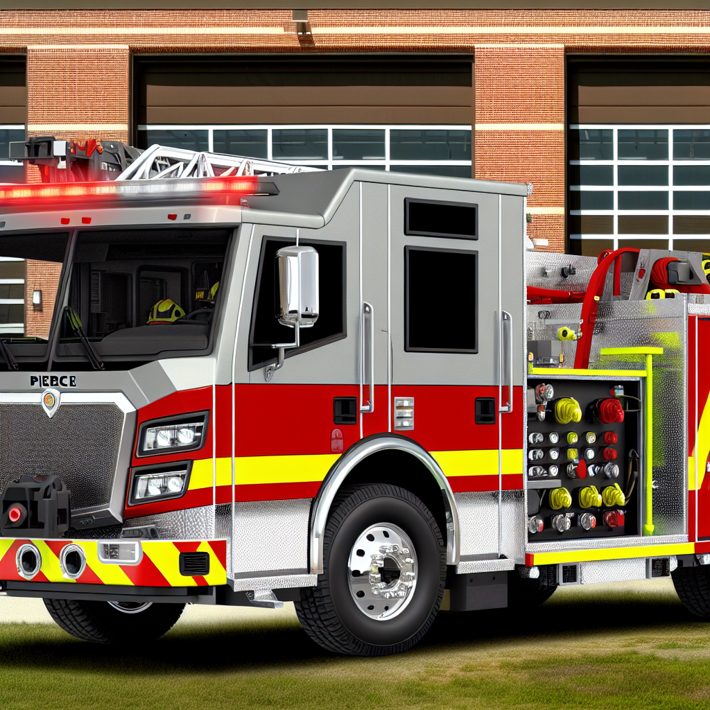 Pierce Volterra electric fire truck