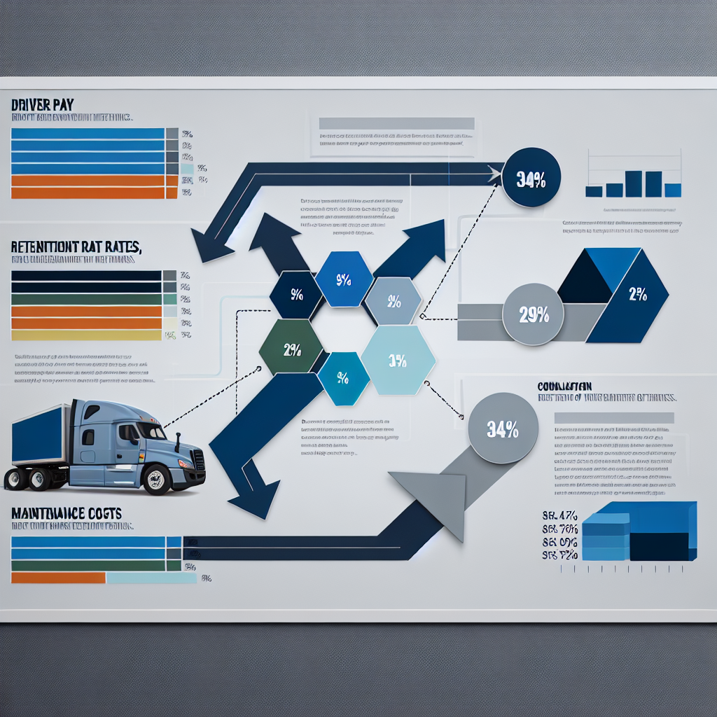 Driver Pay, Retention, and Maintenance Costs Infographic