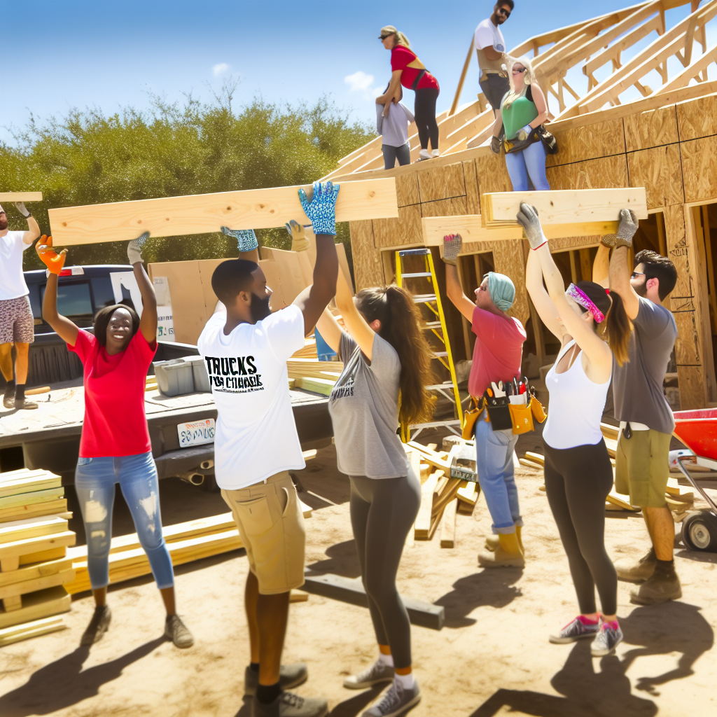 Trucks for Change Volunteers in Action