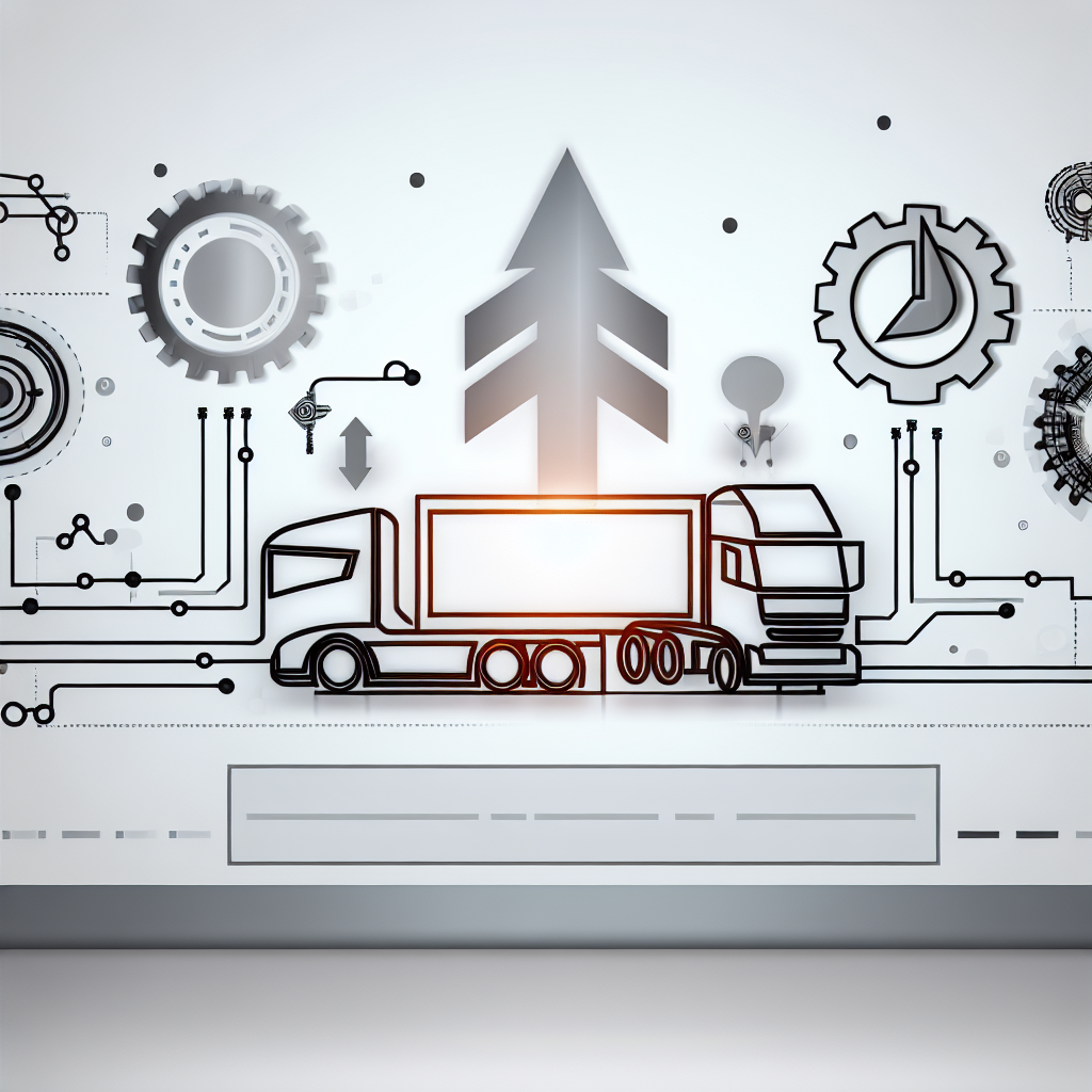 Visual representation of user testimonials about autonomous trucks symbolizing positive feedback and innovation.