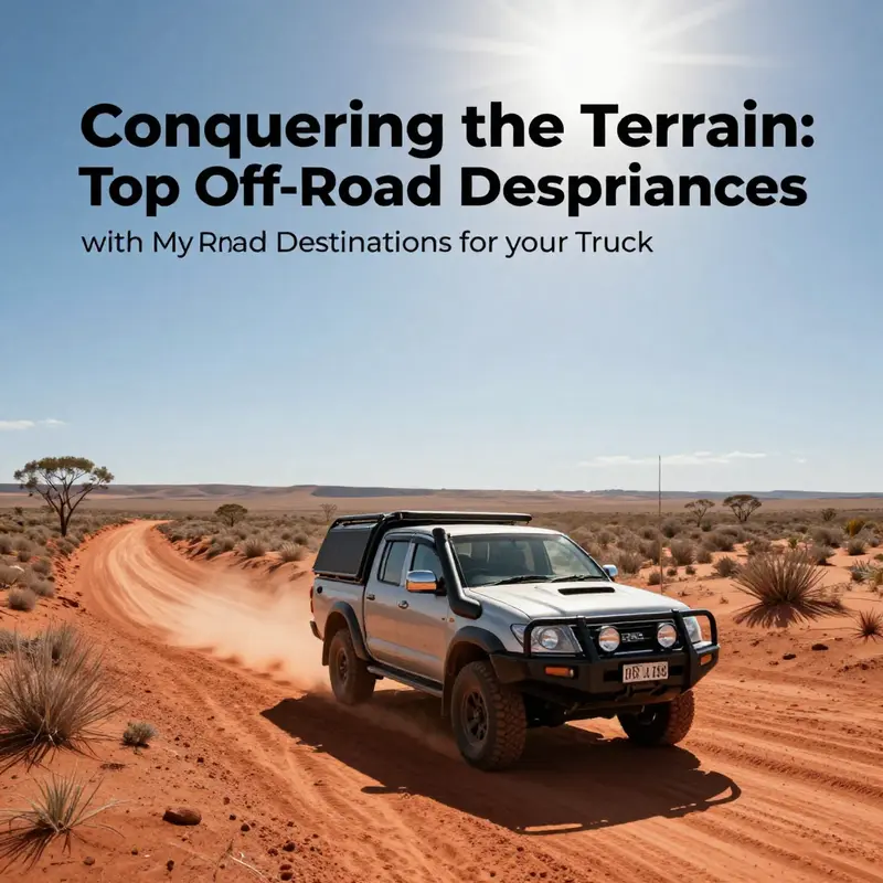 A truck tackles the challenging trails of Moab, highlighting the stunning red rock landscape.
