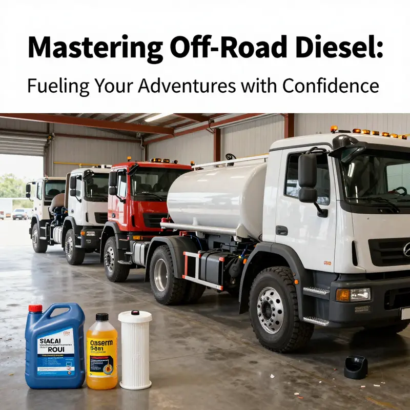 An off-road truck with a full diesel tank, ready for immediate adventures.