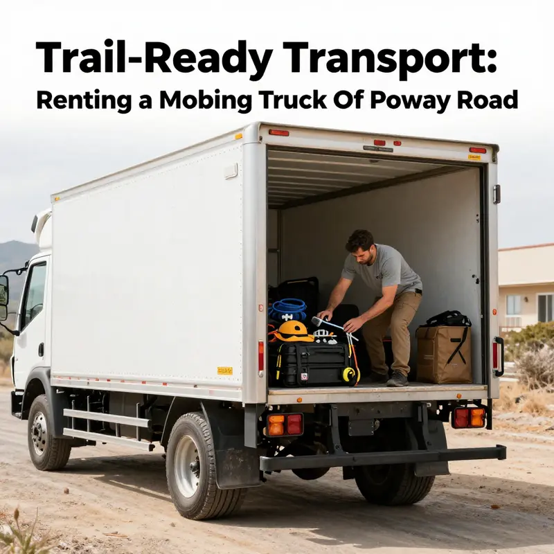Understanding the various cost factors when renting a moving truck near Poway Road.