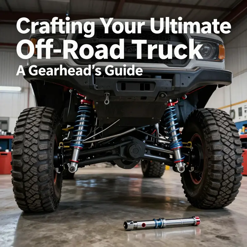 Off-road trucks navigating diverse terrains, emphasizing the importance of defining goals for truck builds.