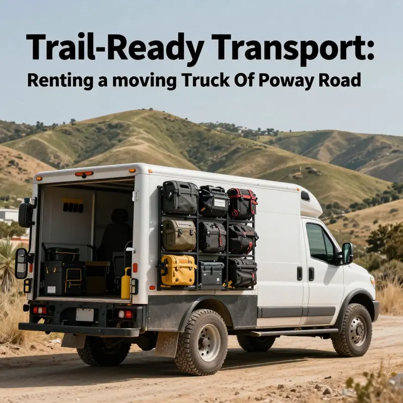 Understanding the various cost factors when renting a moving truck near Poway Road.