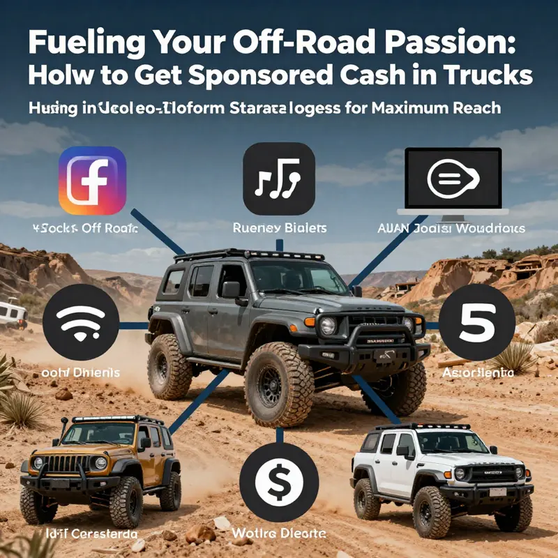Engaging content creation by off-road enthusiasts sets the foundation for attracting sponsorships.