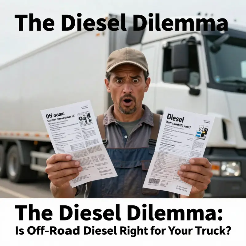 Understanding the legal implications of using off-road diesel in vehicles designed for on-road use.