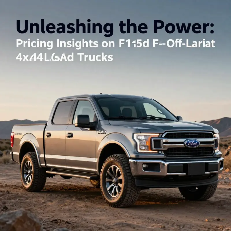 Exploring the key factors that define the pricing of the Ford F-150 Lariat 4×4 Off-Road truck.