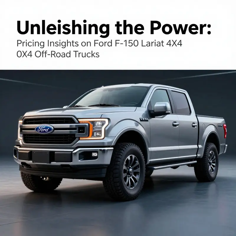 Exploring the key factors that define the pricing of the Ford F-150 Lariat 4×4 Off-Road truck.