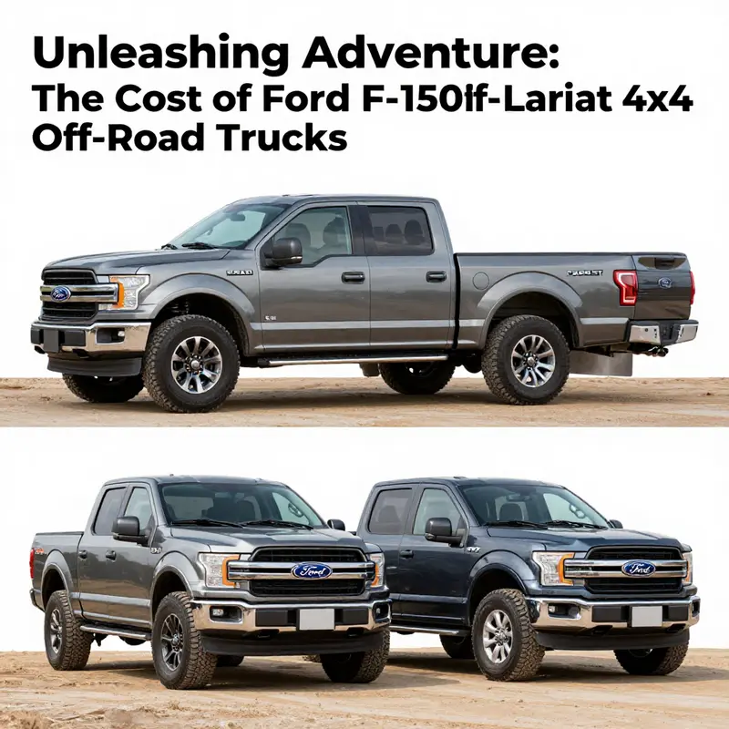 A Ford F-150 Lariat 4×4 Off-Road truck exemplifying resilience and capability in challenging terrains.