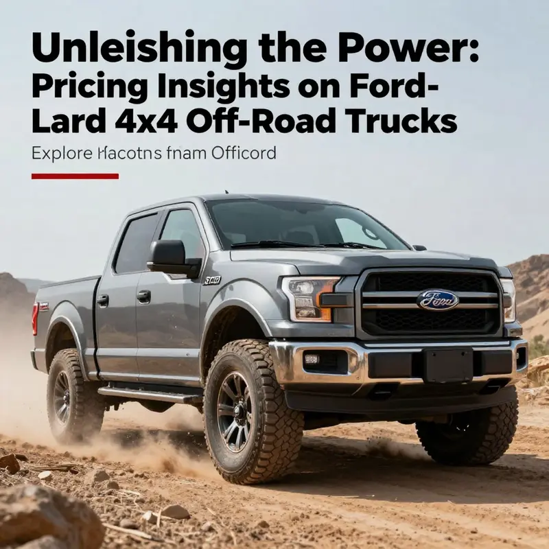 Ford F-150 Lariat 4x4 Off-Road truck navigating through rough terrain, showcasing its off-road capabilities.