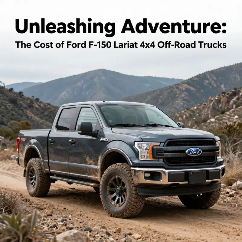 A Ford F-150 Lariat 4×4 Off-Road truck exemplifying resilience and capability in challenging terrains.