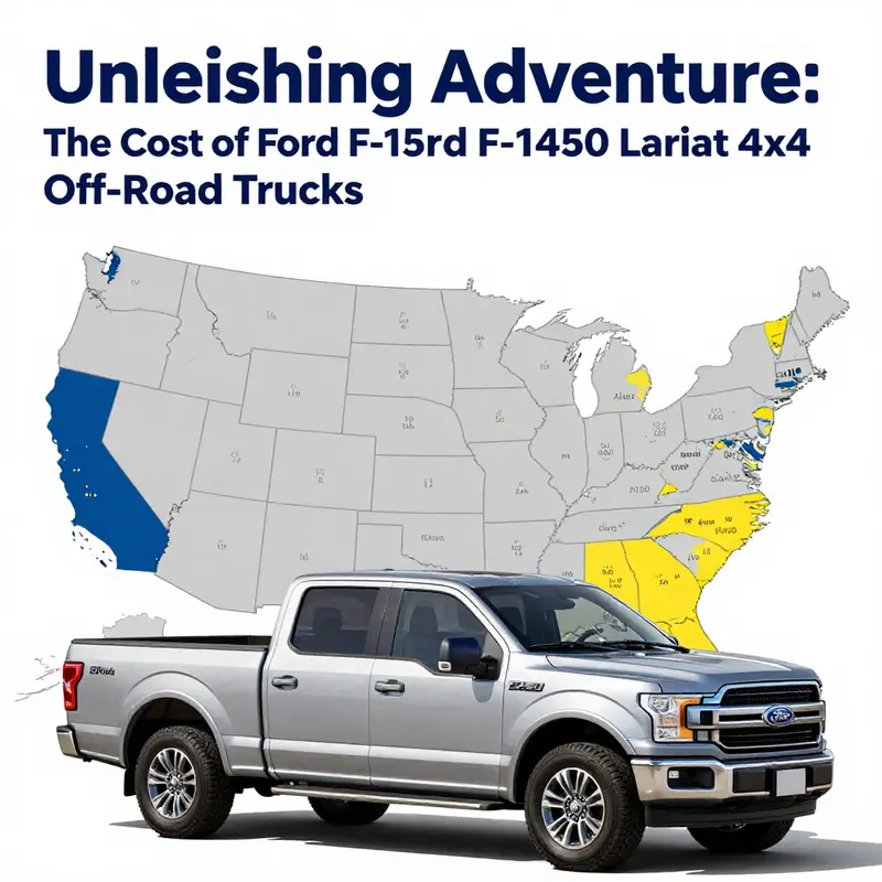 A Ford F-150 Lariat 4×4 Off-Road truck exemplifying resilience and capability in challenging terrains.