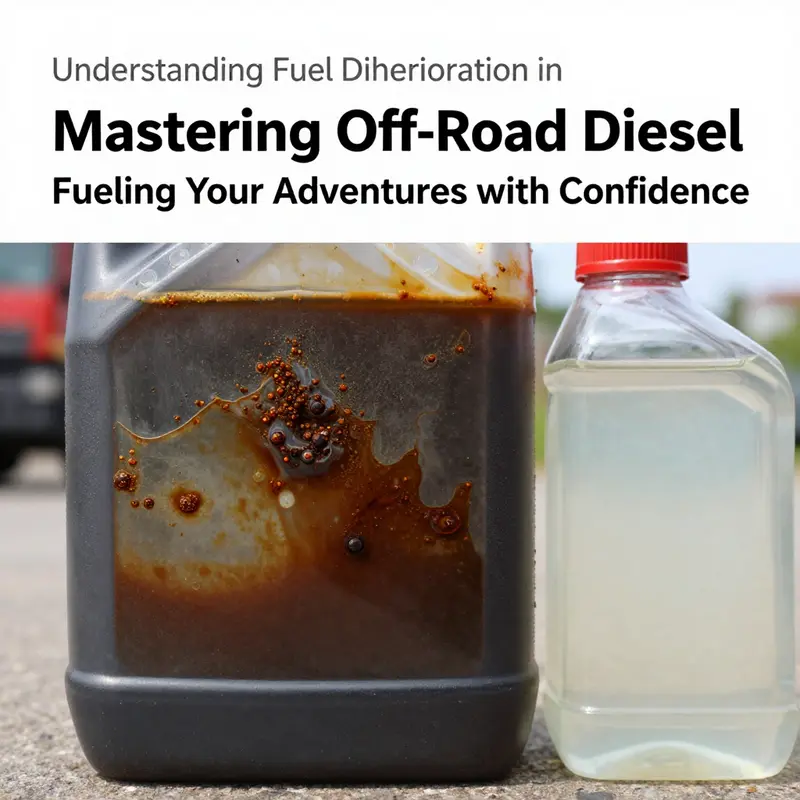 An off-road truck with a full diesel tank, ready for immediate adventures.