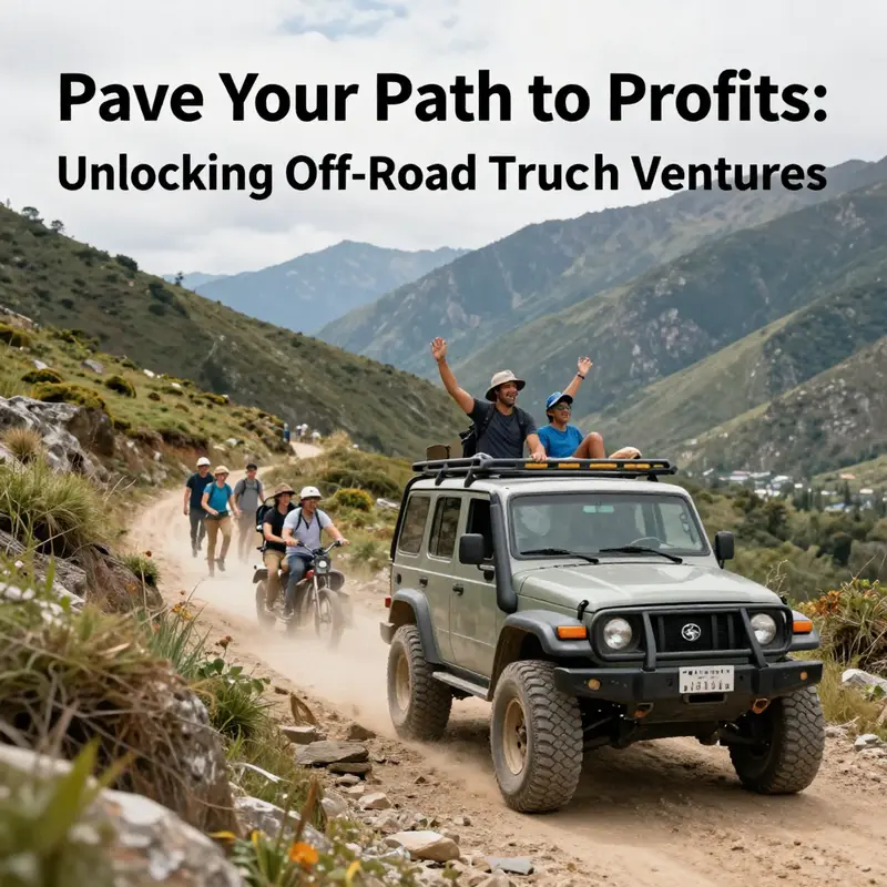 Turn your passion for the off-road into guided tours that thrill and generate income.