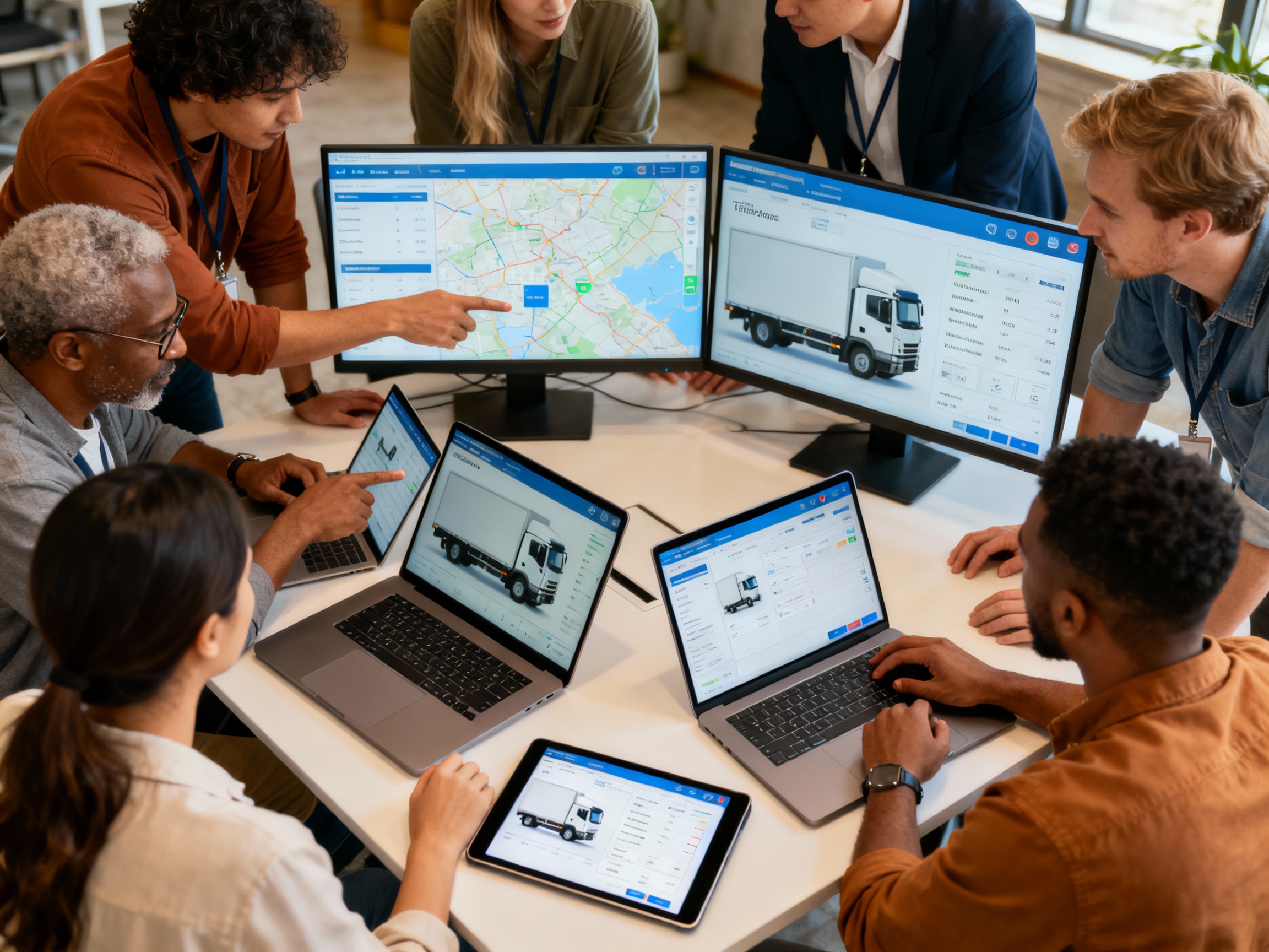 Diverse Fleet Team Collaboration