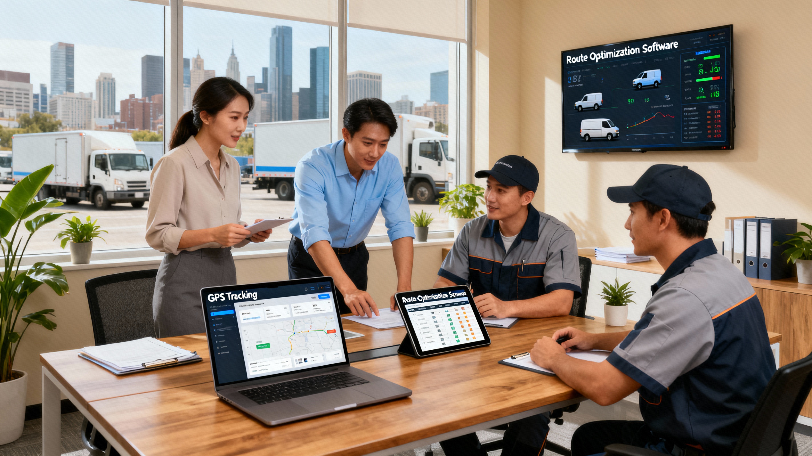 Modern Fleet Technology in Use