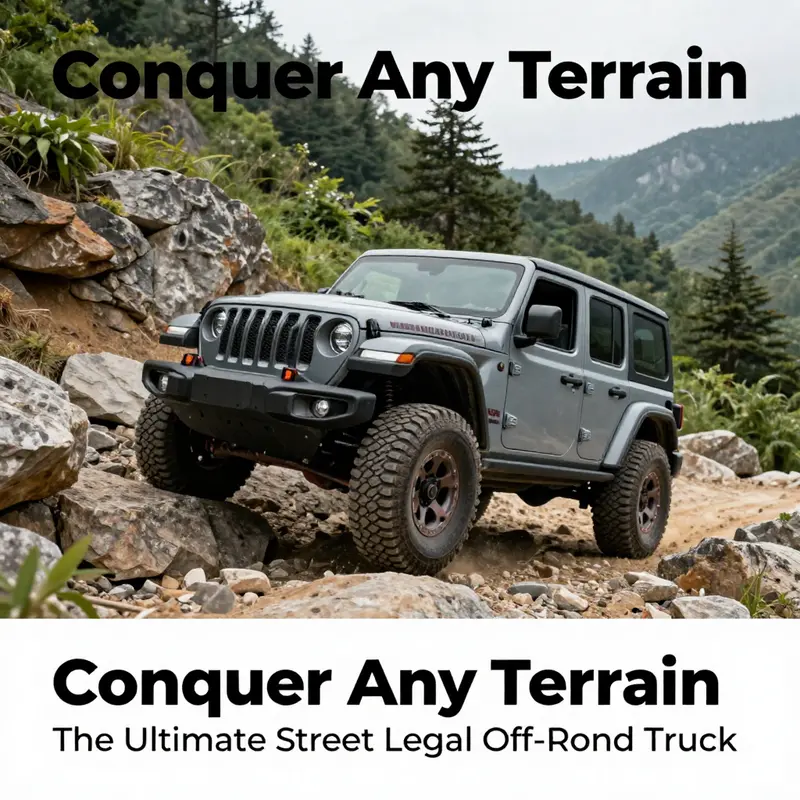 The Jeep Wrangler Rubicon excels in off-road performance, conquering rugged landscapes.