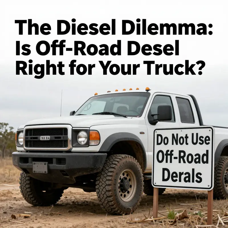 Understanding the legal implications of using off-road diesel in vehicles designed for on-road use.