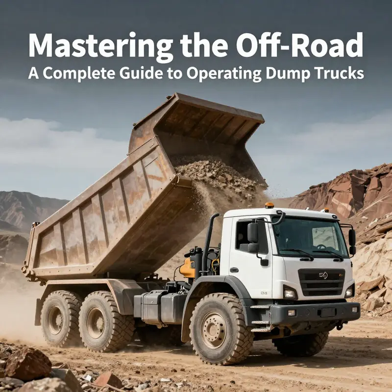 A meticulous pre-operation inspection ensures safety and efficiency before handling the dump truck.