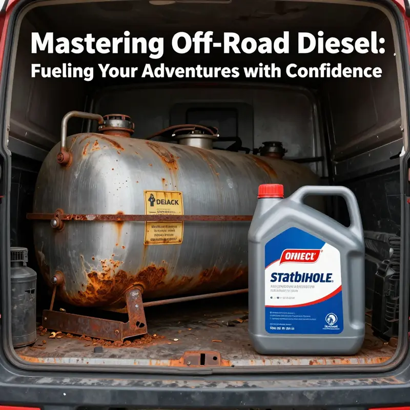 An off-road truck with a full diesel tank, ready for immediate adventures.