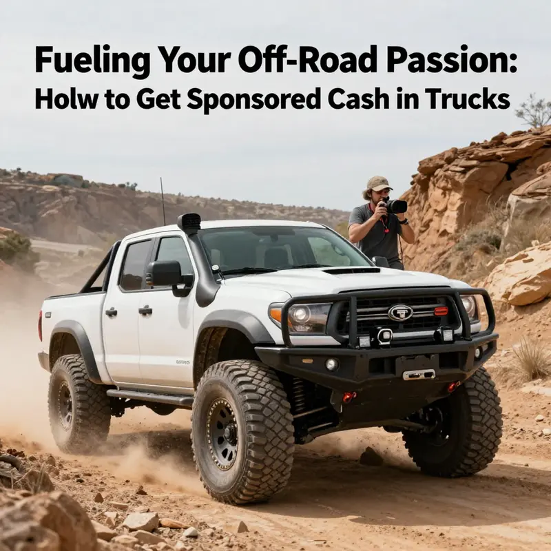 Engaging content creation by off-road enthusiasts sets the foundation for attracting sponsorships.