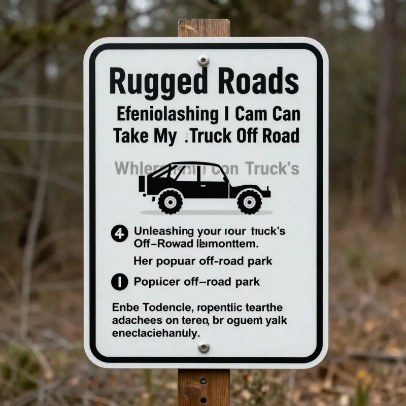 Explore the breathtaking landscapes where off-road enthusiasts can push their trucks to the limits.