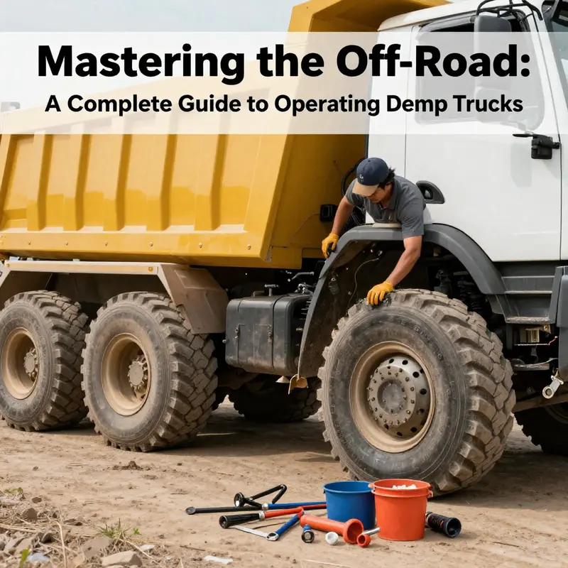 A meticulous pre-operation inspection ensures safety and efficiency before handling the dump truck.