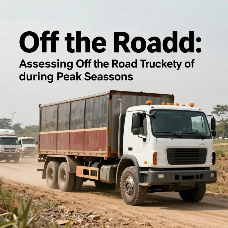 Off-road trucks adhering to essential safety regulations in a rugged landscape.