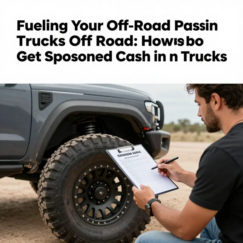 Engaging content creation by off-road enthusiasts sets the foundation for attracting sponsorships.