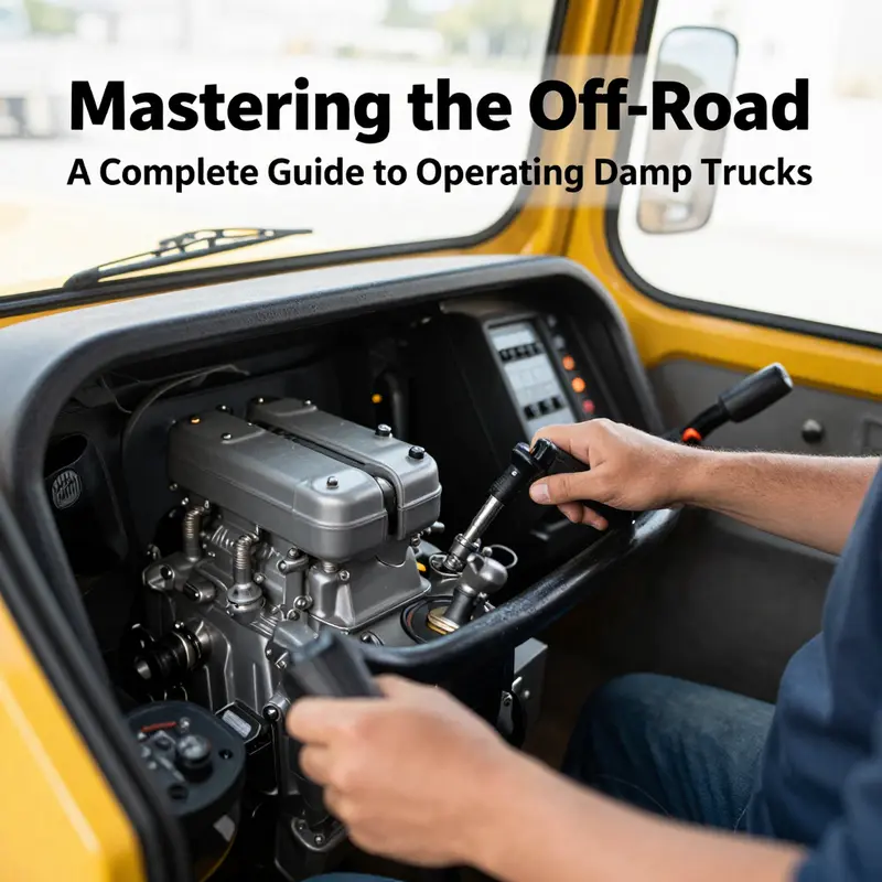 A meticulous pre-operation inspection ensures safety and efficiency before handling the dump truck.