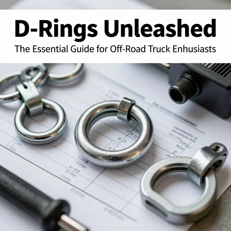 Selecting the right D-rings is crucial for effective recovery in off-road scenarios.