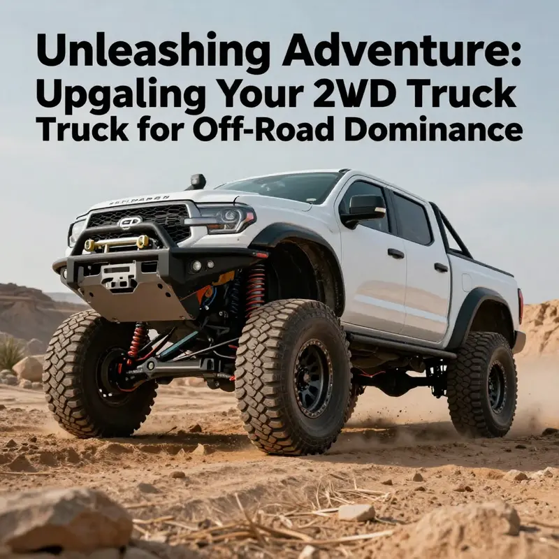 A mechanic enhancing a 2WD truck’s performance with a limited-slip differential.