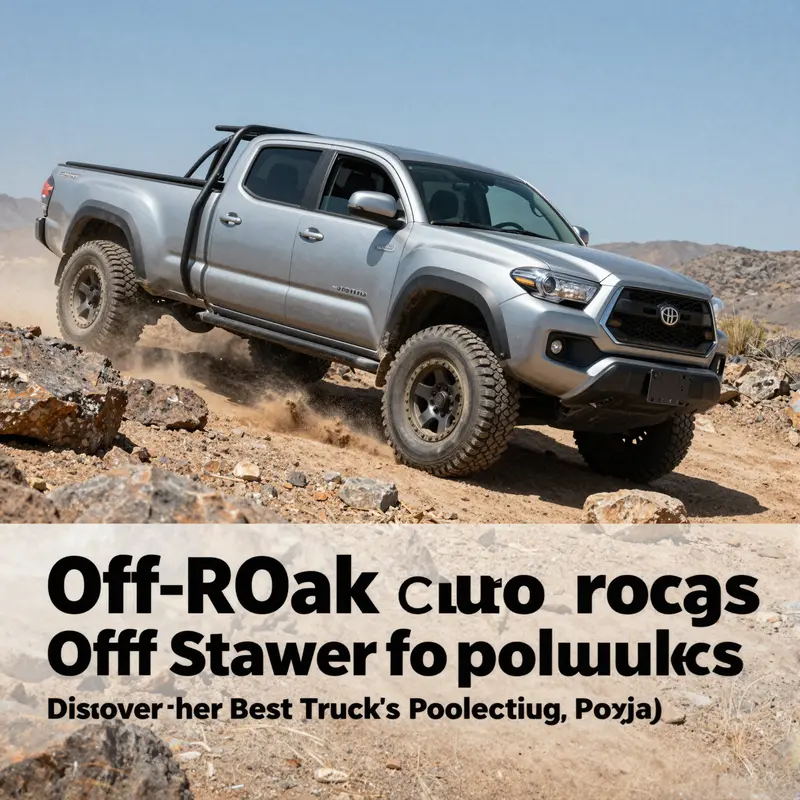 The 2013 Toyota Tacoma excelling on a challenging trail.