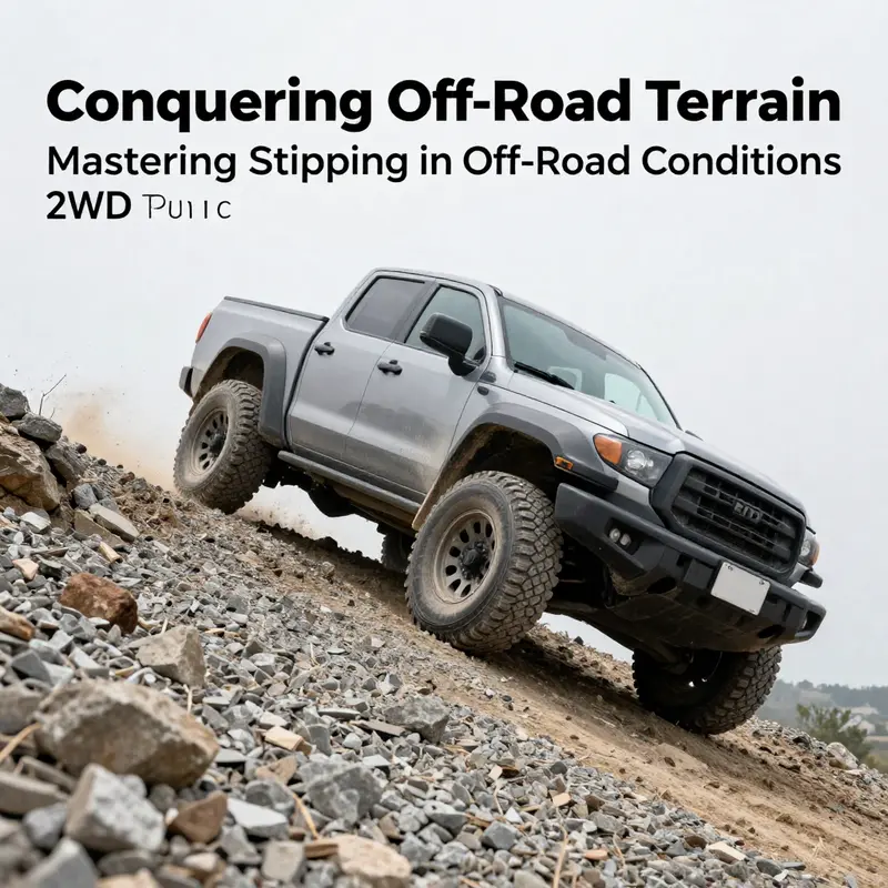 High-performance brake pads and rotors for enhanced stopping power in off-road conditions.