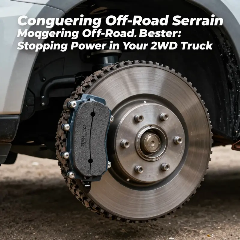 High-performance brake pads and rotors for enhanced stopping power in off-road conditions.