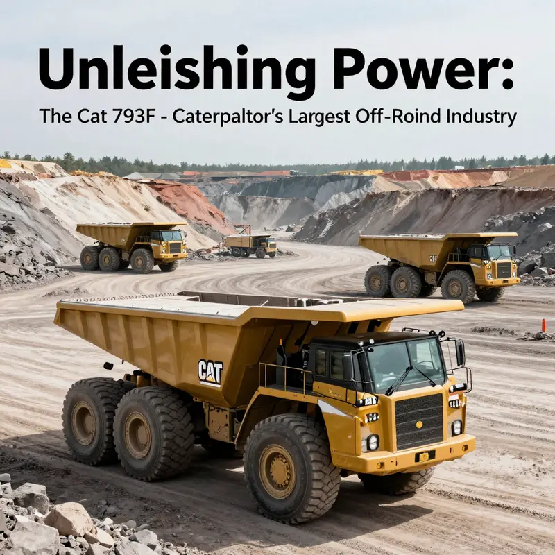 The Cat 793F, a colossal machine designed for durability and productivity in extreme conditions.