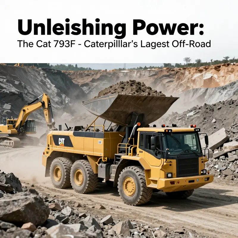 The Cat 793F, a colossal machine designed for durability and productivity in extreme conditions.