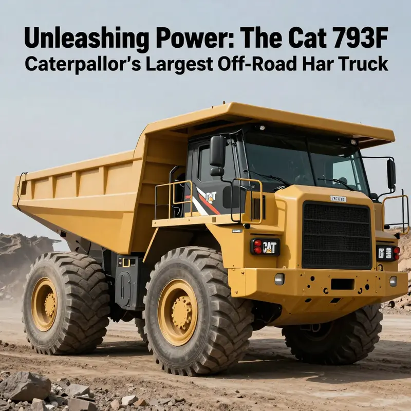 The Cat 793F, a colossal machine designed for durability and productivity in extreme conditions.