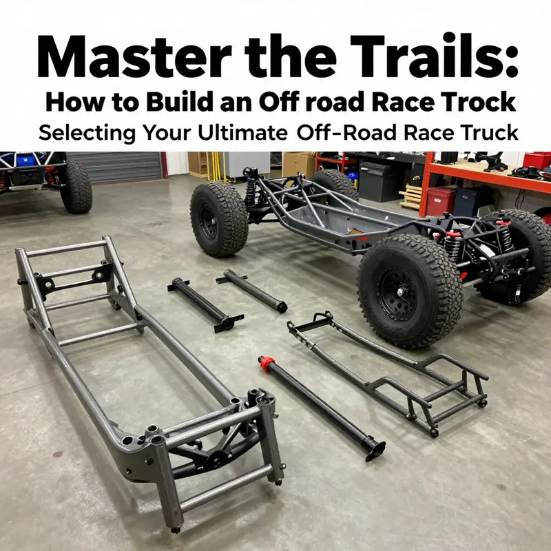 Planning phase for a custom off-road race truck, highlighting the importance of goal-setting and requirement analysis.