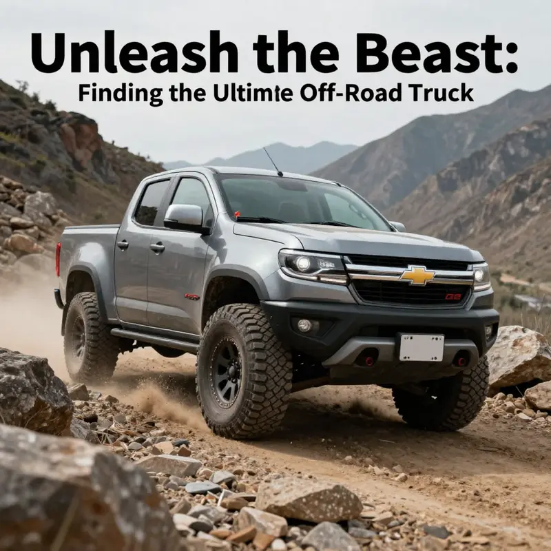 The Chevrolet Colorado ZR2 conquering steep and rocky terrains effortlessly.
