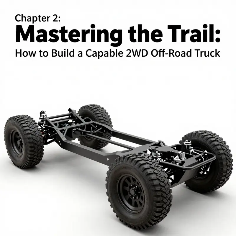 A 2WD truck adeptly navigating through various terrains, exemplifying the importance of purpose in off-road vehicle design.