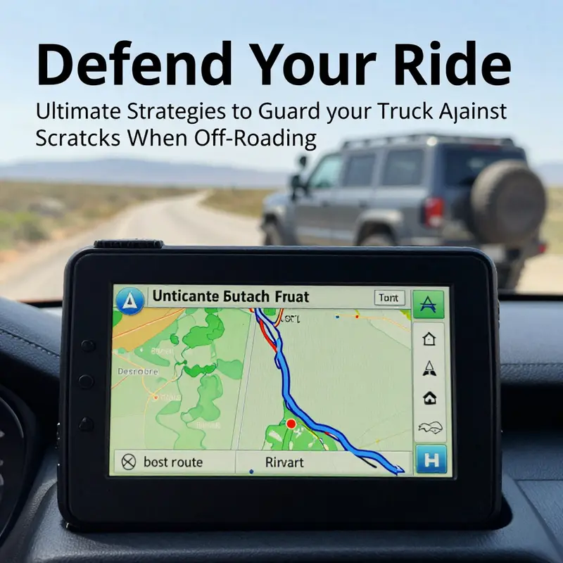 An off-road truck equipped with protective coverings and skid plates ready for adventure.