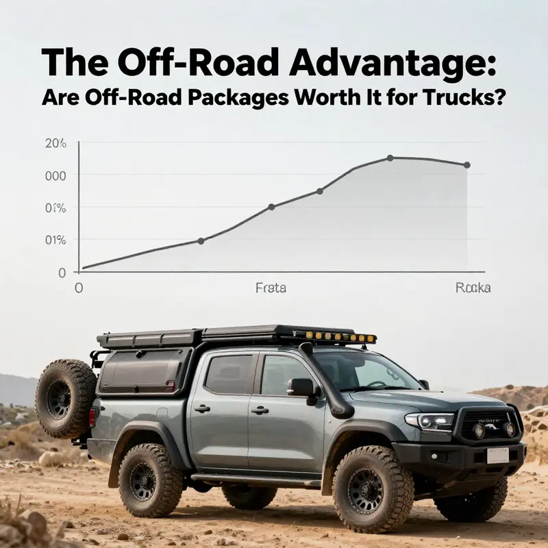A truck tackles a challenging off-road trail demonstrating the importance of choosing the right modifications based on driving habits.