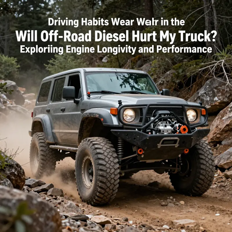 The rugged terrain demands mindful driving habits to prevent unnecessary wear on your diesel truck.