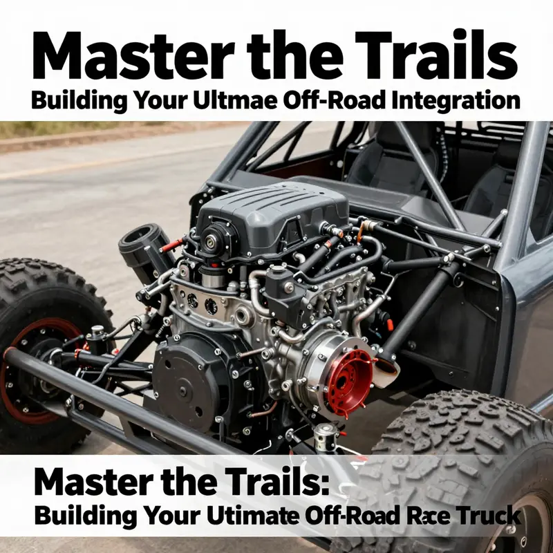 Planning phase for a custom off-road race truck, highlighting the importance of goal-setting and requirement analysis.