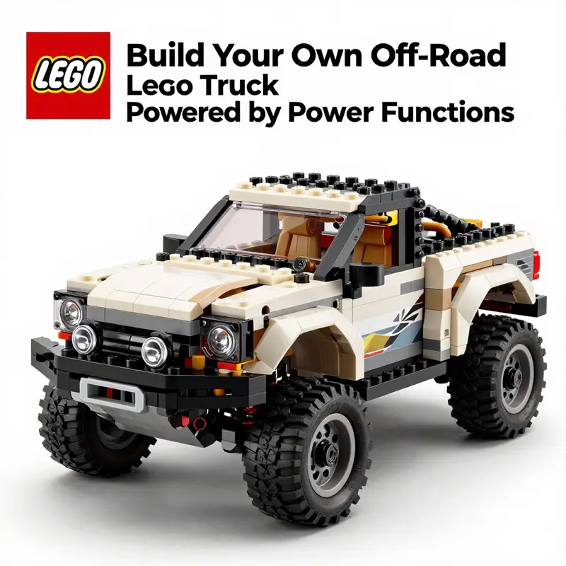 Select from various rugged LEGO sets ideal for off-road truck construction.